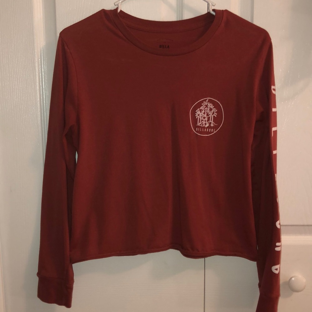 billabong long sleeve crop top